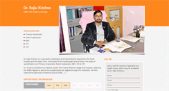 Desktop Screenshot of drrajivkrishna.com